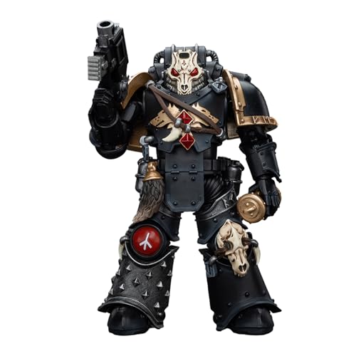 GWTCTOY JoyToy 40K Originallizenz 1:18 Actionfigur, Space Wolves Deathsworn-Rudel Deathsworn 2, 12.1 cm große Bausätze für Sammel-Actionfiguren von GWTCTOY