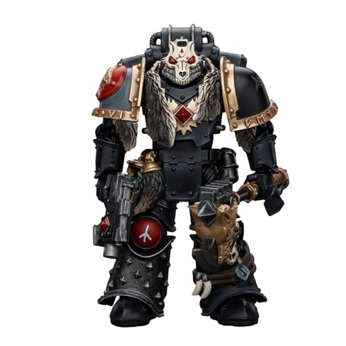 GWTCTOY JoyToy 40K Originallizenz 1:18 Actionfigur, Space Wolves Deathsworn-Rudel Deathsworn 3, 12.1 cm große Bausätze für Sammel-Actionfiguren von GWTCTOY