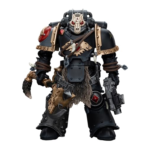 GWTCTOY JoyToy 40K Originallizenz 1:18 Actionfigur, Space Wolves Deathsworn-Rudel Deathsworn 5, 13.5 cm große Bausätze für Sammel-Actionfiguren von GWTCTOY