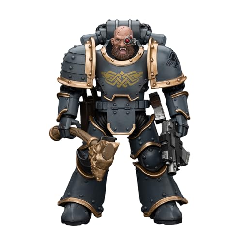 GWTCTOY JoyToy 40K Originallizenz 1:18 Actionfigur, Space Wolves Grey-Rudel Grey Slayer 3, 12 cm große Bausätze für Sammel-Actionfiguren von GWTCTOY