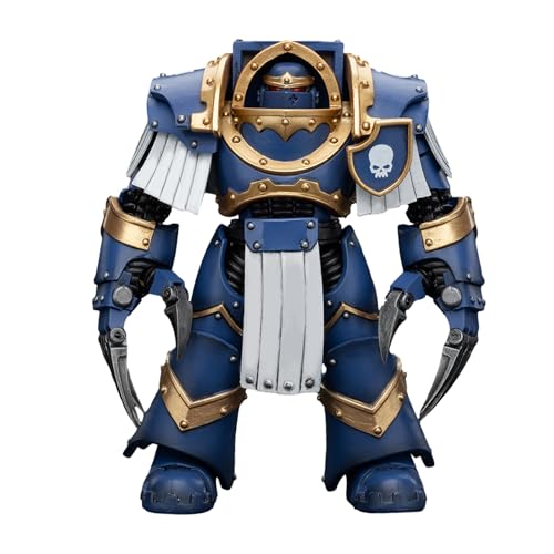 GWTCTOY JoyToy 40K Originallizenz 1:18 Actionfigur, Ultramarines Cataphractii Terminator Squad Terminator mit Blitzklauen, 5,35 Zoll große Bausätze für Sammel-Actionfiguren von GWTCTOY