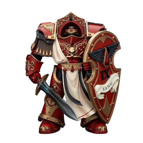 GWTCTOY JoyToy GW 40K Originallizenz 1:18 Actionfigur, Blood Angels Crimson Paladins Squad Crimson Paladin 1, 13CM Bausätze für Sammel-Actionfiguren von GWTCTOY