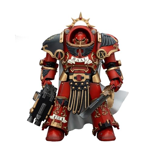 GWTCTOY JoyToy GW 40K Originallizenz 1:18 Actionfigur, Blood Angels Legion Praetor in Tartaros Terminator Armour, 14CM Bausätze für Sammel-Actionfiguren von GWTCTOY