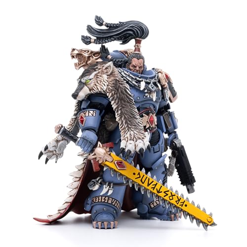 GWTCTOY JoyToy GW 40K Originallizenz 1:18 Actionfigur, Space Wolves Ragnar Blackmane, 13CM Bausätze für Sammel-Actionfiguren von GWTCTOY