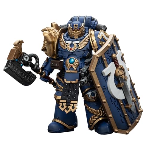 GWTCTOY JoyToy GW 40K Originallizenz 1:18 Actionfigur, Ultramarines Invictarus Suzerain Squad Suzerain 1, 12CM Bausätze für Sammel-Actionfiguren von GWTCTOY