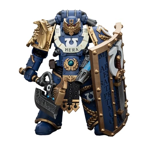 GWTCTOY JoyToy GW 40K Originallizenz 1:18 Actionfigur, Ultramarines Invictarus Suzerain Squad Suzerain 3, 12CM Bausätze für Sammel-Actionfiguren von GWTCTOY