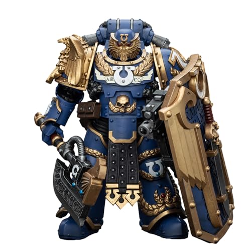 GWTCTOY JoyToy GW 40K Originallizenz 1:18 Actionfigur, Ultramarines Invictarus Suzerain Squad Suzerain 4, 12CM Bausätze für Sammel-Actionfiguren von GWTCTOY