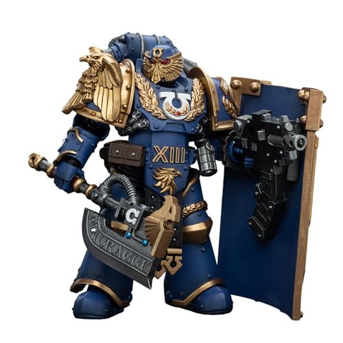 GWTCTOY JoyToy GW 40K Originallizenz 1:18 Actionfigur, Ultramarines Invictarus Suzerain Squad Suzerain 5, 12CM Bausätze für Sammel-Actionfiguren von GWTCTOY