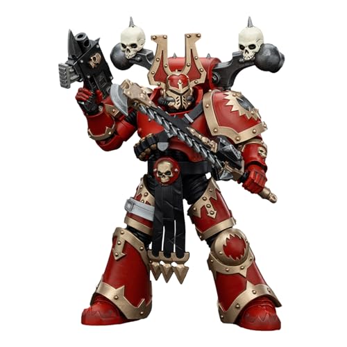 GWTCTOY JoyToy GW 40K Originallizenz 1:18 Actionfigur, World Eaters Khorne Berzerker 2, 12.6CM Bausätze für Sammel-Actionfiguren von GWTCTOY