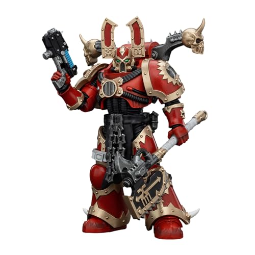 GWTCTOY JoyToy GW 40K Originallizenz 1:18 Actionfigur, World Eaters Khorne Berzerker 3, 12.6CM Bausätze für Sammel-Actionfiguren von GWTCTOY