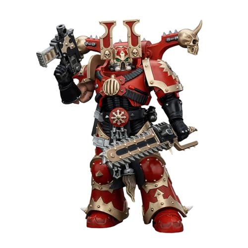 GWTCTOY JoyToy GW 40K Originallizenz 1:18 Actionfigur, World Eaters Khorne Berzerker 5, 12.6CM Bausätze für Sammel-Actionfiguren von GWTCTOY