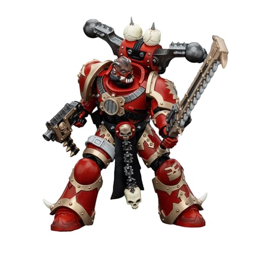 GWTCTOY JoyToy GW 40K Originallizenz 1:18 Actionfigur, World Eaters Khorne Berzerker 6, 12.6CM Bausätze für Sammel-Actionfiguren von GWTCTOY