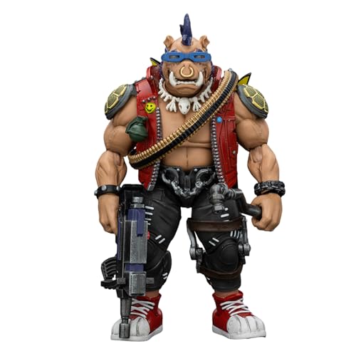 GWTCTOY JoyToy Originallizenz 1:18 Actionfigur, TMNT Series Beebop, 11.5CM Bausätze für Sammel-Actionfiguren von GWTCTOY