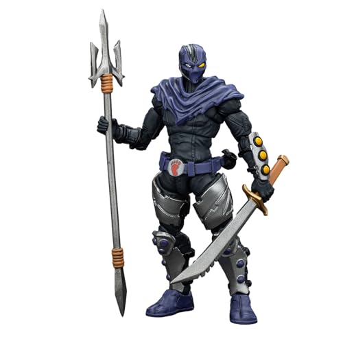 GWTCTOY JoyToy Originallizenz 1:18 Actionfigur, TMNT Series Foot Clan B, 11.5CM Bausätze für Sammel-Actionfiguren von GWTCTOY