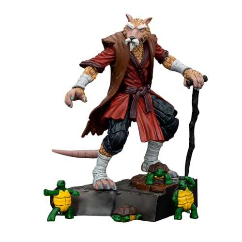 GWTCTOY JoyToy Originallizenz 1:18 Actionfigur, TMNT Series Splinter, 10.6 cm Bausätze für Sammel-Actionfiguren von GWTCTOY