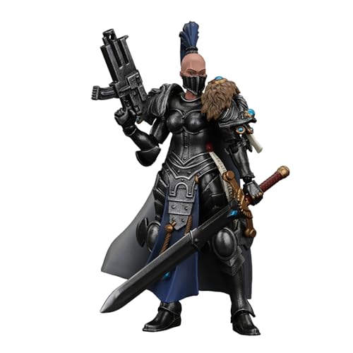 GWTCTOY JoyToy Warhammer 40K Originallizenz 1:18 Actionfigur, Sisters of Silence Argent Lynx Vigilator Cadre Vigilator 1, 10.6CM Bausätze für Sammel-Actionfiguren von GWTCTOY