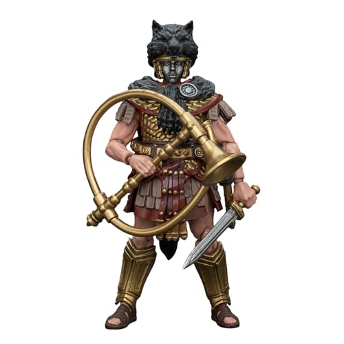 GWTCTOY Joytoy 1:18 Soldaten-Actionfiguren, Römische Republik Kohorte 4 Buccinator, 10,8 cm Modelle Actionfiguren-Bausätze von GWTCTOY