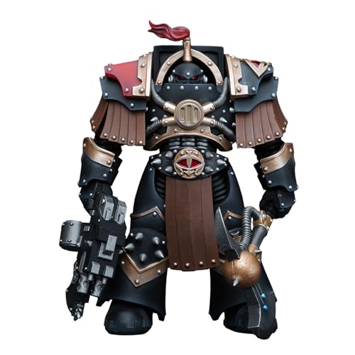 GWTCTOY Pipigirl JoyToy 30K Originallizenz 1:18 Actionfigur, Terminator-Trupp der Söhne des Horus Justaerin mit Carsoran-Power-Axt, 14 cm große Bausätze mit sammelbaren Actionfiguren zum Thema Spiel von GWTCTOY