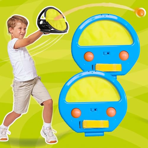 Racket Pocket Catch Game, RacketPocket Game, Racket Pocket Catch and Throw, Kids Toss Catch Ball Toy with Launcher, Toss and Catch Ball Game Outdoor Toys (Blue*2) von GXHNB