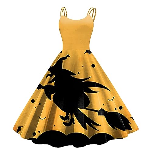 GXYANiaoy Halloween Kostüm Damen, Cosplay Traditionelles Kleider Karneval Party Kleidung Renaissance mit Trompetenärmel Maxikleid Gothic Retro Kostüm Mittelalterliches Halloween Viktorianisches Kleid von GXYANiaoy