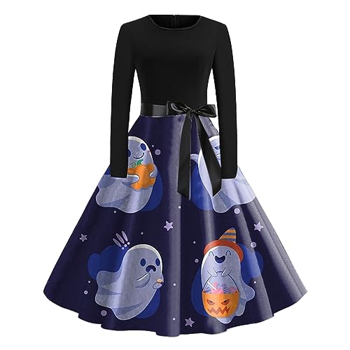 GXYANiaoy Halloween Kostüm Damen, Traditionelles Cosplay Kleidung mit Trompetenärmel Karneval Kleider Halloween Fasching Maxikleid Renaissance Mittelalterliches Kostüm Gothic Kawaii Mittelalter Kleid von GXYANiaoy