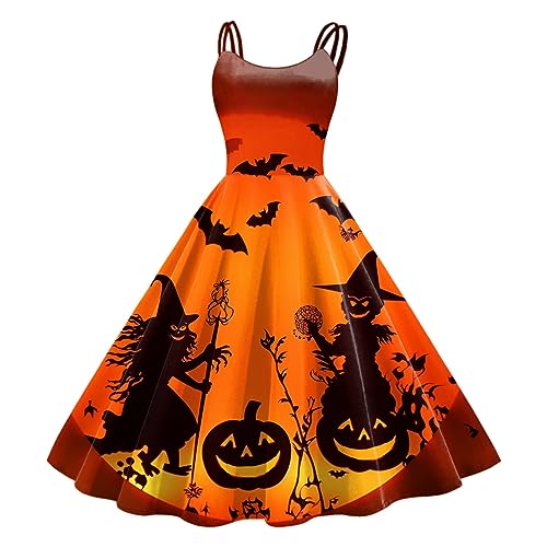 Halloween Kleid Damen, Kawaii Mittelalterliches Kleider mit Trompetenärmel Traditionelles Kostüm Gothic Karneval Mittelalter Kleid Renaissance Halloween Kleidung Cosplay Party Viktorianisches Kleid von GXYANiaoy