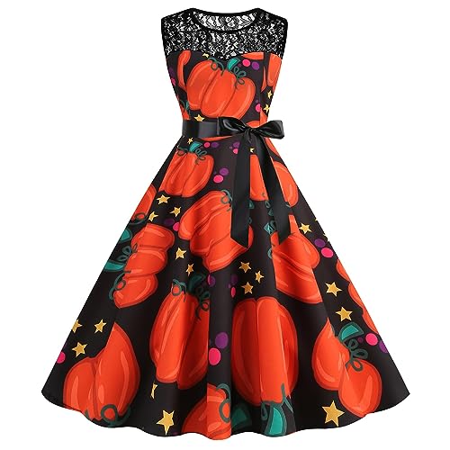 Halloween Kostüm Damen, Karneval Gothic Mittelalter Kleid mit Trompetenärmel Fasching Kleider Kawaii Party Viktorianisches Kleid Mittelalterliches Cosplay Kostüm Traditionelles Retro Kleidung von GXYANiaoy