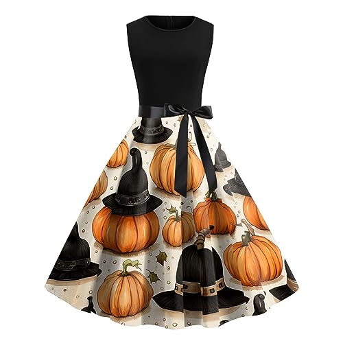 Halloween Kostüm Damen, Renaissance Kawaii Kleidung Traditionelles Party Maxikleid mit Trompetenärmel Gothic Viktorianisches Kleid Halloween Mittelalterliches Mittelalter Kleid Retro Cosplay Kostüm von GXYANiaoy