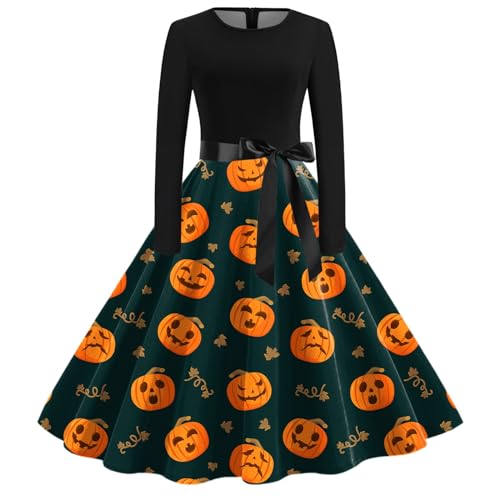 Mittelalter Bluse Damen, Traditionelles Halloween Party Retro Kleider Kostüm Fasching Karneval Renaissance Mit Trompetenärmel Kleid Viktorianisches Kleid Cosplay Gothic Kawaii Kleidung Maxikleid von GXYANiaoy