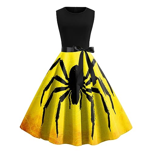 Mittelalter Kleid Damen, Karneval Kawaii Viktorianisches Kleid Fasching Halloween Kleidung Mittelalterliches Traditionelles Kleider Gothic mit Trompetenärmel Maxikleid Renaissance Retro Kostüm von GXYANiaoy