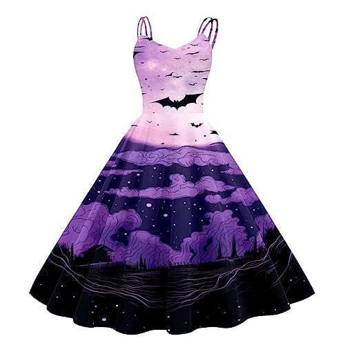 Mittelalter Kleid Damen, Kawaii Mittelalterliches Kleider Gothic Halloween Maxikleid Retro Renaissance Kostüm mit Trompetenärmel Traditionelles Viktorianisches Kleid Karneval Fasching Kleidung von GXYANiaoy