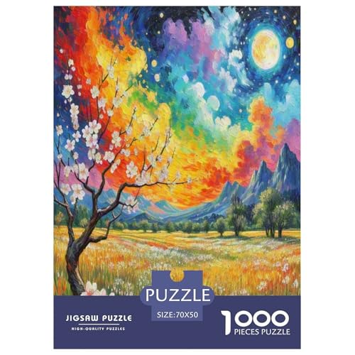Aprikosenblüte Puzzles 1000 Teile Schwer Puzzle Spielzeug Lernspiel Impossible Herausforderungsspielzeug Für Erwachsene Kinder 70x50cm/1000pcs Aprikosenblüte Puzzles 1000 Teile Schwer Puzzle Spielzeug Lernspiel Impossible Herausforderungsspielzeug Für Erwachsene Kinder 70x50cm/1000pcs von GXYUAOIEF