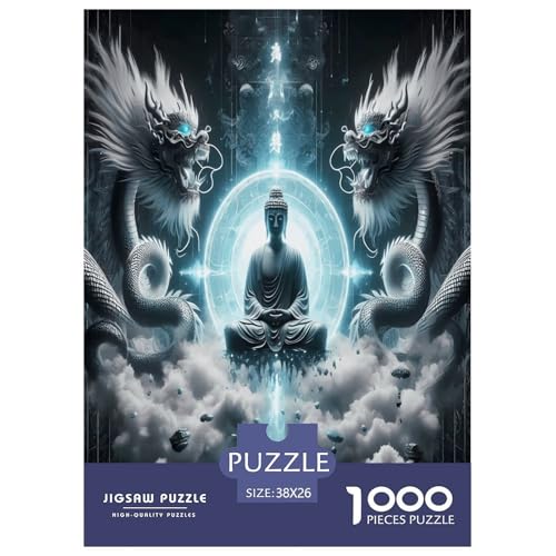 Buddha-Statue Puzzle 1000-teilige Schwer Puzzle Spielzeug Lernspiel Impossible Herausforderung Spielzeug Für Erwachsene Und Kinder Ab 14 Jahren 38x26cm/1000pcs Buddha-Statue Puzzle 1000-teilige Schwer Puzzle Spielzeug Lernspiel Impossible Herausforderung Spielzeug Für Erwachsene Und Kinder Ab 14 Jahren 38x26cm/1000pcs von GXYUAOIEF