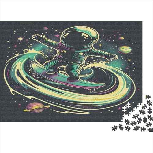 Cartoon Astronaut Puzzle 1000 Teile Puzzle Für Erwachsene Und Kinder Ab 14 Jahren,Puzzlespiel Erwachsenen Puzzlespiel Puzzel 1000pcs (75x50cm) von GXYUAOIEF