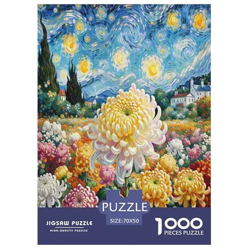 Chrysanthemen Puzzle 1000-teilige Schwer Puzzle Spielzeug Pädagogisches Spiel Impossible Herausforderungsspielzeug Für Erwachsene Kinder 70x50cm/1000pcs Chrysanthemen Puzzle 1000-teilige Schwer Puzzle Spielzeug Pädagogisches Spiel Impossible Herausforderungsspielzeug Für Erwachsene Kinder 70x50cm/1000pcs von GXYUAOIEF