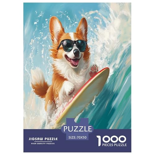 Corgi Puzzle 1000 Teile Schwer Puzzle Spielzeug Lernspiel Impossible Herausforderung Spielzeug Für Erwachsene Und Kinder Ab 14 Jahren 70x50cm/1000pcs Corgi Puzzle 1000 Teile Schwer Puzzle Spielzeug Lernspiel Impossible Herausforderung Spielzeug Für Erwachsene Und Kinder Ab 14 Jahren 70x50cm/1000pcs von GXYUAOIEF