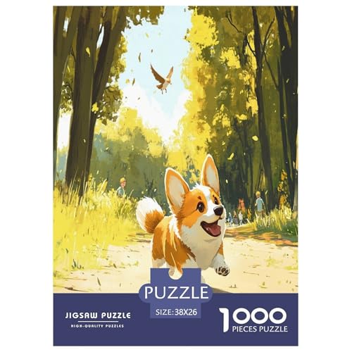 Corgi Puzzle 1000-teilige Schwer Puzzle Spielzeug Lernspiel Impossible Herausforderung Spielzeug Für Erwachsene Kinder 38x26cm/1000pcs Corgi Puzzle 1000-teilige Schwer Puzzle Spielzeug Lernspiel Impossible Herausforderung Spielzeug Für Erwachsene Kinder 38x26cm/1000pcs von GXYUAOIEF