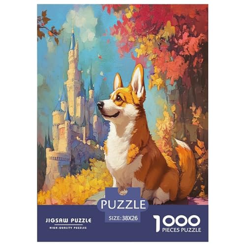Corgi Puzzle 1000-teilige Schwer Puzzle Spielzeug Lernspiel Impossible Herausforderung Spielzeug Für Erwachsene Und Kinder in Bewährter 38x26cm/1000pcs Corgi Puzzle 1000-teilige Schwer Puzzle Spielzeug Lernspiel Impossible Herausforderung Spielzeug Für Erwachsene Und Kinder in Bewährter 38x26cm/1000pcs von GXYUAOIEF