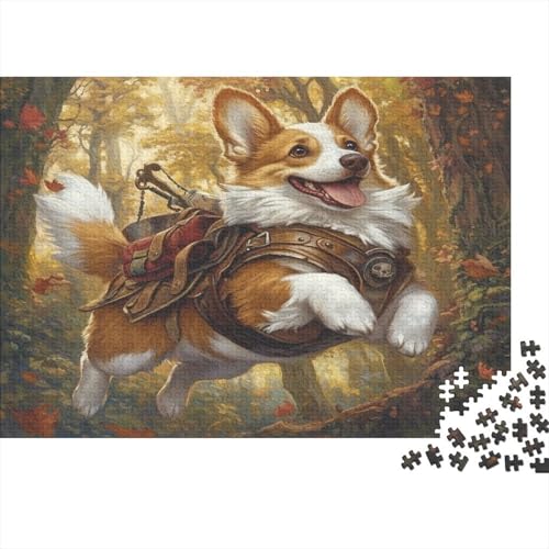 Corgi Puzzlespiel 1000 Teile Puzzle Für Erwachsene Und Kinder Ab 14 Jahren, Erwachsenen Puzzlespiel Puzzel 1000pcs (75x50cm) von GXYUAOIEF