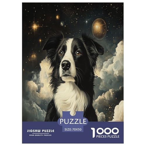 Der Border Collie Puzzle 1000 Teile Schwer Puzzle Spielzeug Lernspiel Impossible Herausforderungsspielzeug Für Erwachsene Kinder 70x50cm/1000pcs Der Border Collie Puzzle 1000 Teile Schwer Puzzle Spielzeug Lernspiel Impossible Herausforderungsspielzeug Für Erwachsene Kinder 70x50cm/1000pcs von GXYUAOIEF