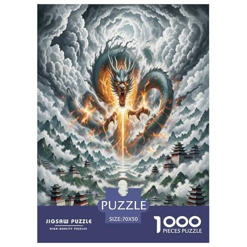 Der Drache Puzzle 1000 Teile Schwer Puzzle Spielzeug Lernspiel Impossible Herausforderungsspielzeug Für Erwachsene Kinder 70x50cm/1000pcs Der Drache Puzzle 1000 Teile Schwer Puzzle Spielzeug Lernspiel Impossible Herausforderungsspielzeug Für Erwachsene Kinder 70x50cm/1000pcs von GXYUAOIEF