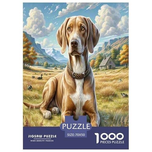 Deutscher kurzhaariger Zeiger Puzzle 1000-teilige Schwer Puzzle Spielzeug Pädagogisches Spiel Impossible Herausforderung Spielzeug Für Erwachsene Und Kinder Ab 12 Jahren 70x50cm/1000pcs Deutscher kurzhaariger Zeiger Puzzle 1000-teilige Schwer Puzzle Spielzeug Pädagogisches Spiel Impossible Herausforderung Spielzeug Für Erwachsene Und Kinder Ab 12 Jahren 70x50cm/1000pcs von GXYUAOIEF