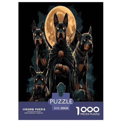 Doberman Puzzle 1000-teilige Schwer Puzzle Spielzeug Lernspiel Impossible Herausforderungsspielzeug Für Erwachsene Und Kinder in Bewährter 38x26cm/1000pcs Doberman Puzzle 1000-teilige Schwer Puzzle Spielzeug Lernspiel Impossible Herausforderungsspielzeug Für Erwachsene Und Kinder in Bewährter 38x26cm/1000pcs von GXYUAOIEF