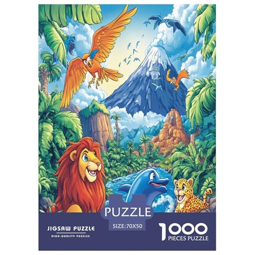 Dschungeltiere Puzzle 1000-teilige Schwer Puzzle Spielzeug Lernspiel Impossible Herausforderung Spielzeug Für Erwachsene Und Kinder in Bewährter 70x50cm/1000pcs Dschungeltiere Puzzle 1000-teilige Schwer Puzzle Spielzeug Lernspiel Impossible Herausforderung Spielzeug Für Erwachsene Und Kinder in Bewährter 70x50cm/1000pcs von GXYUAOIEF