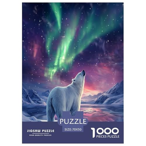 Eisbär Puzzle 1000-teilige Schwer Puzzle Spielzeug Lernspiel Impossible Herausforderung Spielzeug Für Erwachsene Und Kinder Ab 14 Jahren 70x50cm/1000pcs Eisbär Puzzle 1000-teilige Schwer Puzzle Spielzeug Lernspiel Impossible Herausforderung Spielzeug Für Erwachsene Und Kinder Ab 14 Jahren 70x50cm/1000pcs von GXYUAOIEF