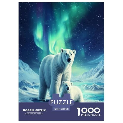 Eisbär Puzzles 1000 Teile Schwer Puzzle Spielzeug Pädagogisches Spiel Impossible Herausforderung Spielzeug Für Erwachsene Und Kinder in Bewährter 70x50cm/1000pcs Eisbär Puzzles 1000 Teile Schwer Puzzle Spielzeug Pädagogisches Spiel Impossible Herausforderung Spielzeug Für Erwachsene Und Kinder in Bewährter 70x50cm/1000pcs von GXYUAOIEF