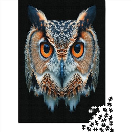 Eule Puzzle 1000 Teile Erwachsener Kniffel Spaß Für Die Ganze Familie - Abwechslungsreiche 1000 Puzzleteilige Motive Puzzle Erwachsene, Puzzel 1000pcs (75x50cm) von GXYUAOIEF