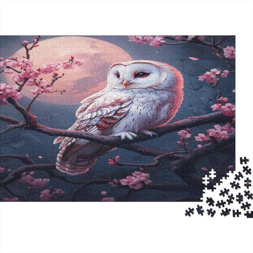 Eule Puzzle 1000 Teile Erwachsener Kniffel Spaß Für Die Ganze Familie - Abwechslungsreiche 1000 Puzzleteilige Motive Puzzle Erwachsene, Puzzel 1000pcs (75x50cm) von GXYUAOIEF