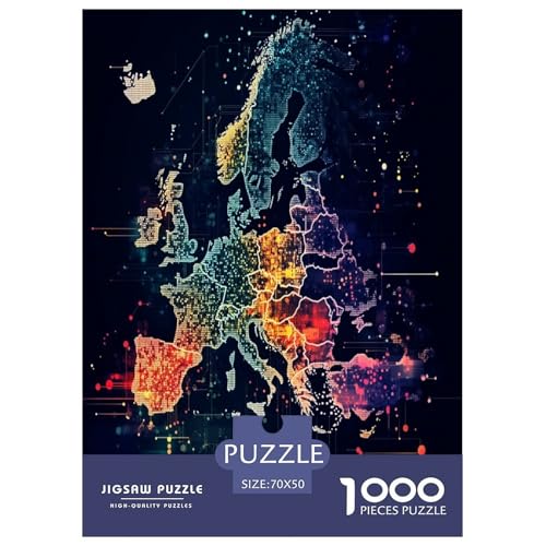 Europäische Karte Puzzle 1000 Teile Schwer Puzzle Spielzeug Pädagogisches Spiel Impossible Herausforderungsspielzeug Für Erwachsene Kinder 70x50cm/1000pcs Europäische Karte Puzzle 1000 Teile Schwer Puzzle Spielzeug Pädagogisches Spiel Impossible Herausforderungsspielzeug Für Erwachsene Kinder 70x50cm/1000pcs von GXYUAOIEF
