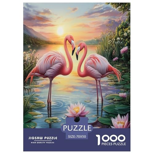 Flamingo Puzzle 1000 Teile Schwer Puzzle Spielzeug Pädagogisches Spiel Impossible Herausforderung Spielzeug Für Erwachsene Kinder 70x50cm/1000pcs Flamingo Puzzle 1000 Teile Schwer Puzzle Spielzeug Pädagogisches Spiel Impossible Herausforderung Spielzeug Für Erwachsene Kinder 70x50cm/1000pcs von GXYUAOIEF